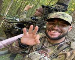 He also enjoys hunting alongside fishing.